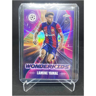 2024 Topps Chrome Wonderkids Lamine Yamal RC Barcelona - No. WK-3