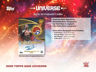 2025 Topps WWE Universe Wrestling Blaster Box