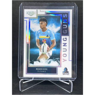 2024 NRL Elite Keano Kini Gold Coast Titans Young Guns White YG 11/34 L/Ed 139/206