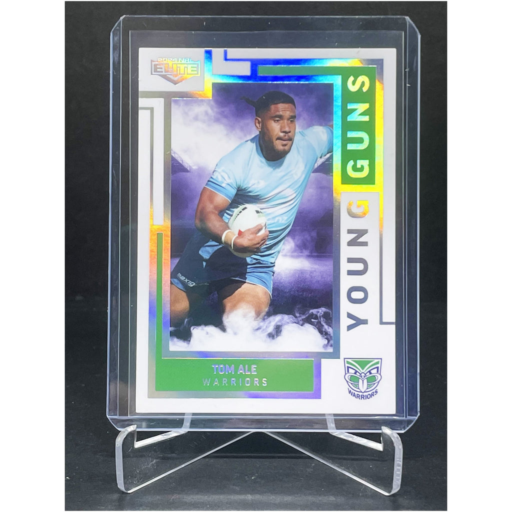2024 NRL Elite Tom Ale New Zealand Warriors Young Guns White YG 31/34 ...