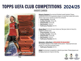 2024/25 Topps UEFA Club Competitions Soccer Value Box