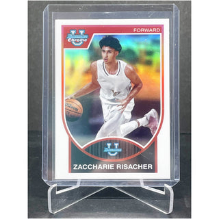 2024 Topps Chrome Zaccharie Risacher White - No. 07B-25