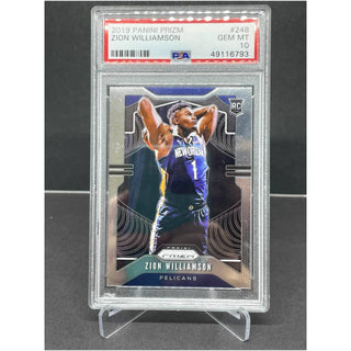 2019 Panini Prizm Zion Williamson PSA Gem Mint 10 ( B )