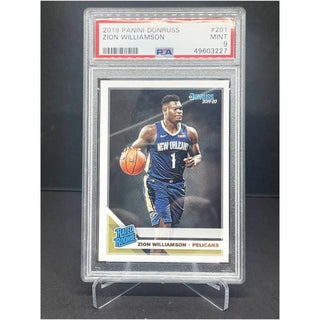 2019 Panini Donruss Zion Williamson Rated Rookie PSA Mint 9