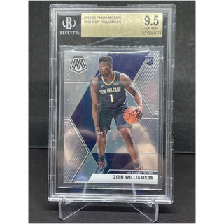 2019-20 Panini Mosaic Zion Williamson BGS 9.5 Gem Mint