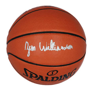 Zion Williamson New Orleans Pelicans Signed Basketball With Display Case