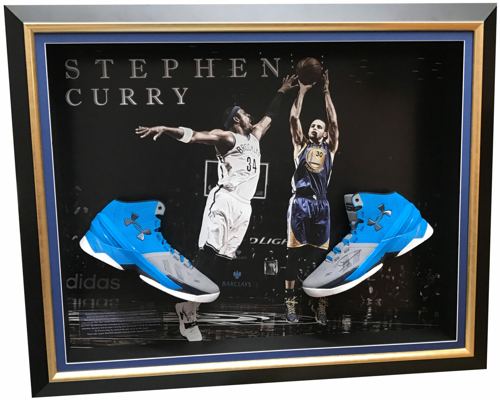 Stephen Curry Signed Curry 3 Under Armor Basketball Shoe (Steiner COA)